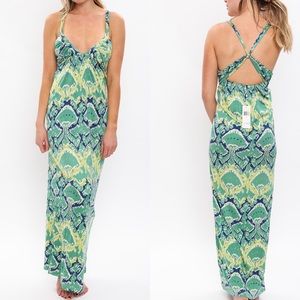 NWT Walter printed maxi dress